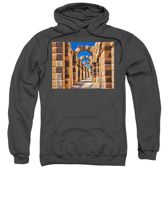 Ancient Stone Archway Perspective - Sweatshirt