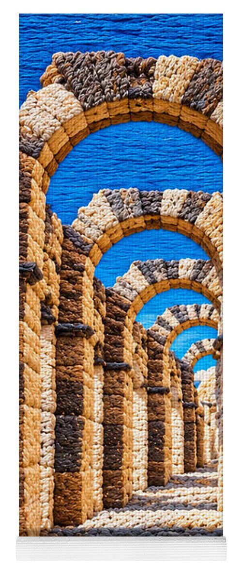 Ancient Stone Archway Perspective - Yoga Mat
