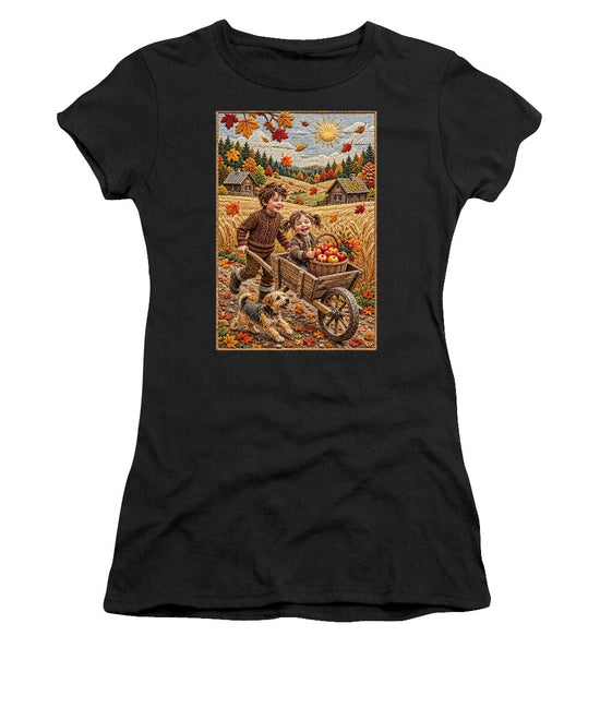 Children Playing in Autumnal Countryside - Women&