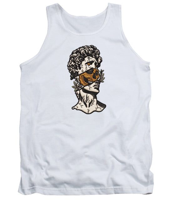 David Sculpture with Skull Overlay - Tank Top