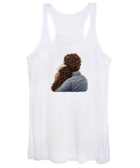Embracing Couple from Behind - Women&