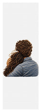 Embracing Couple from Behind - Yoga Mat