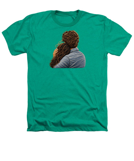 Embracing Couple from Behind - Heathers T-Shirt