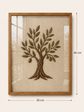 Olive Roots Handmade Embroidery Wall Art