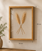 Golden Wheat Handmade Embroidery Wall Art.