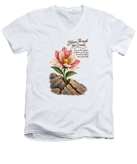 Flower Blooms Amid Rock - Men&