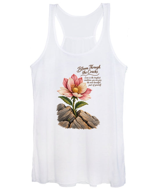 Flower Blooms Amid Rock - Women&