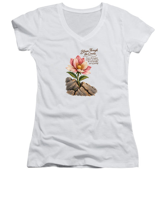 Flower Blooms Amid Rock - Women&