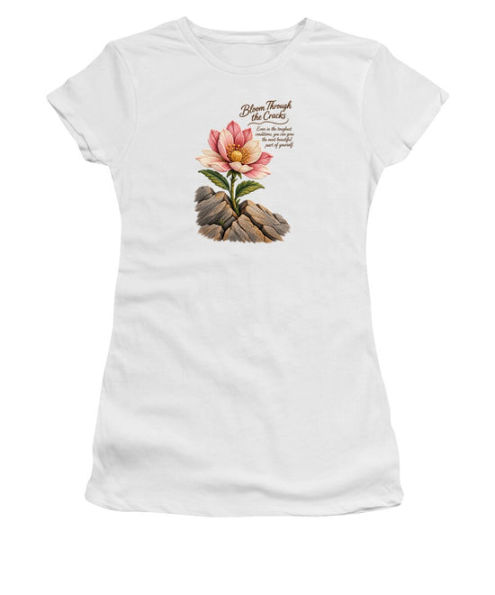 Flower Blooms Amid Rock - Women&