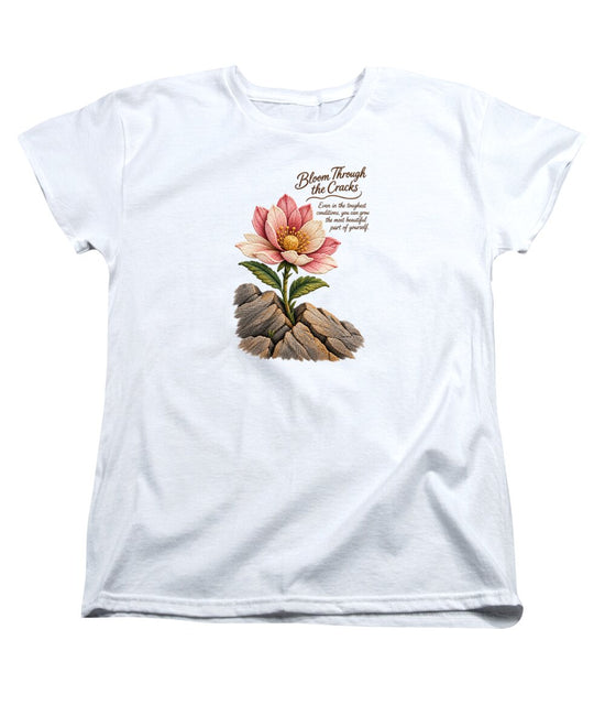Flower Blooms Amid Rock - Women&