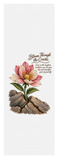 Flower Blooms Amid Rock - Yoga Mat