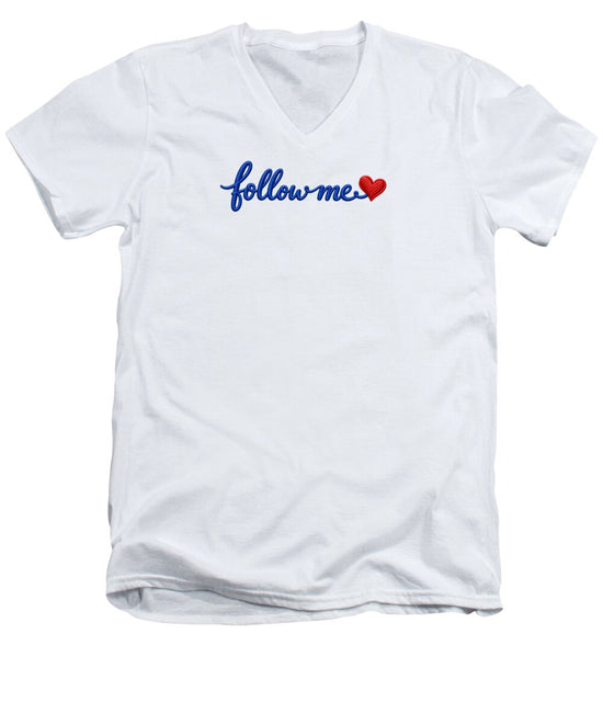 Follow Me Text with Heart - Men&