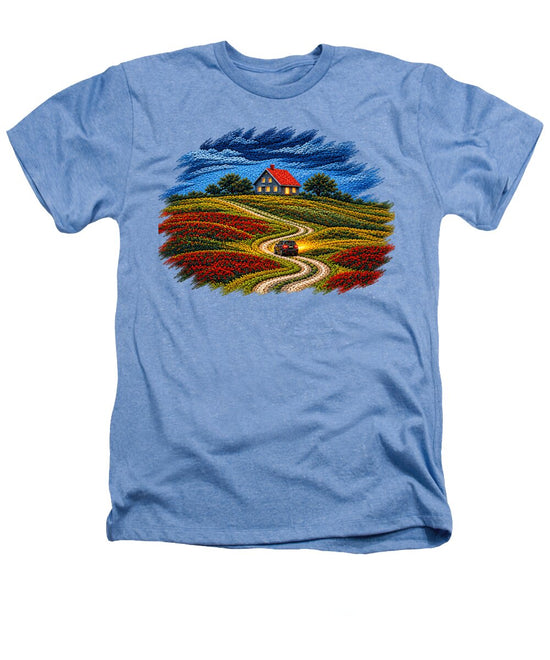 House on a Colorful Hill - Heathers T-Shirt