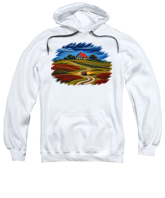 House on a Colorful Hill - Sweatshirt