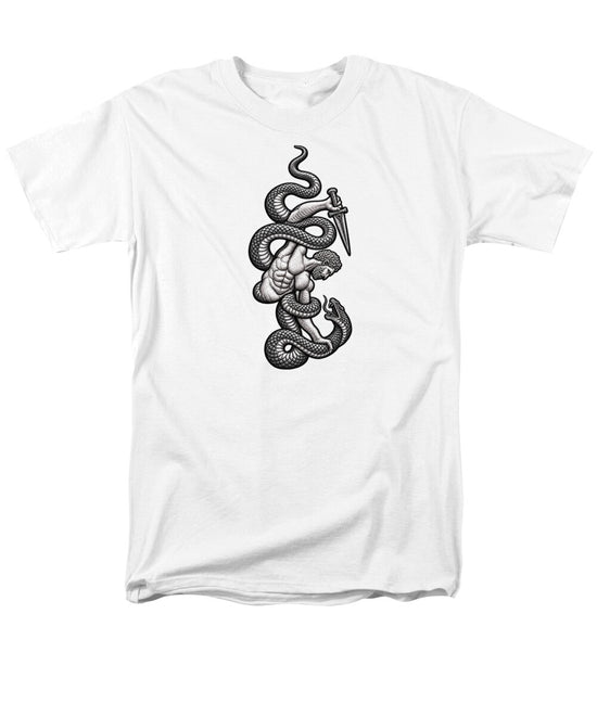Intricate Snake and Dagger Artwork - Men&