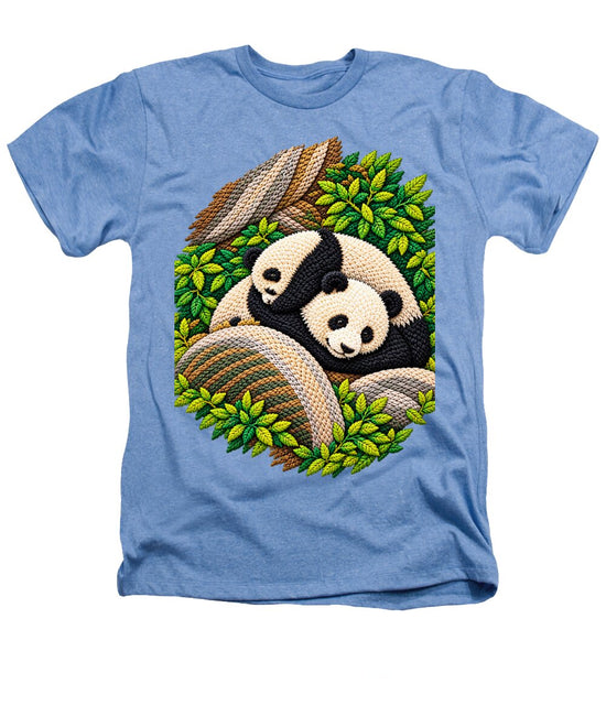 Playful Pandas in Bamboo Forest - Heathers T-Shirt