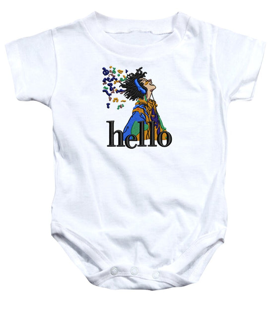 Vibrant Musical Expression - Baby One-Piece